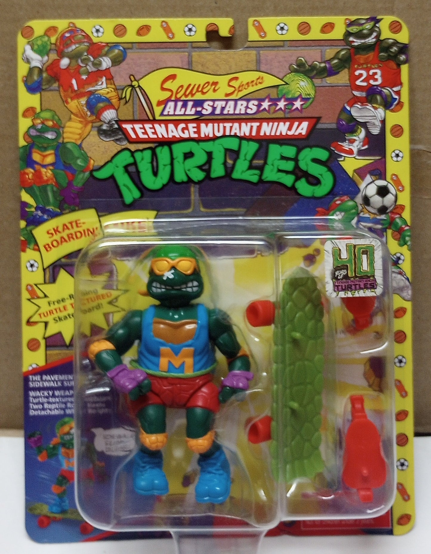 TMNT Classics - Sewer Games All Stars - Skateboarding Mikey