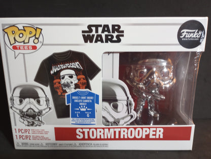 Star Wars - Stormtrooper PoP! & Ltd Ed T-shirt [L]