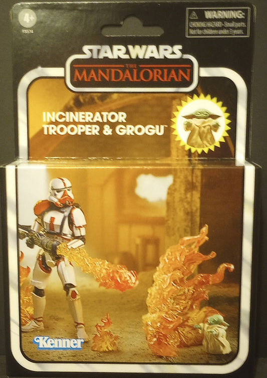 Star Wars - The Vintage Collection - Incinerator Trooper & Grogu DLX