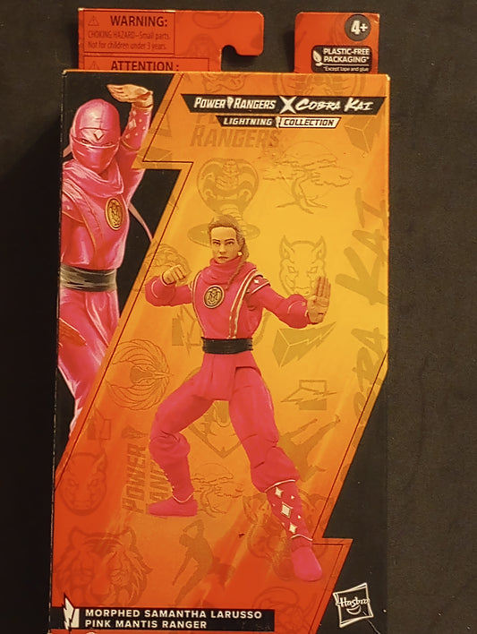 Power Rangers Lightning Collection - Morphed Samantha Larusso Pink Mantis Ranger